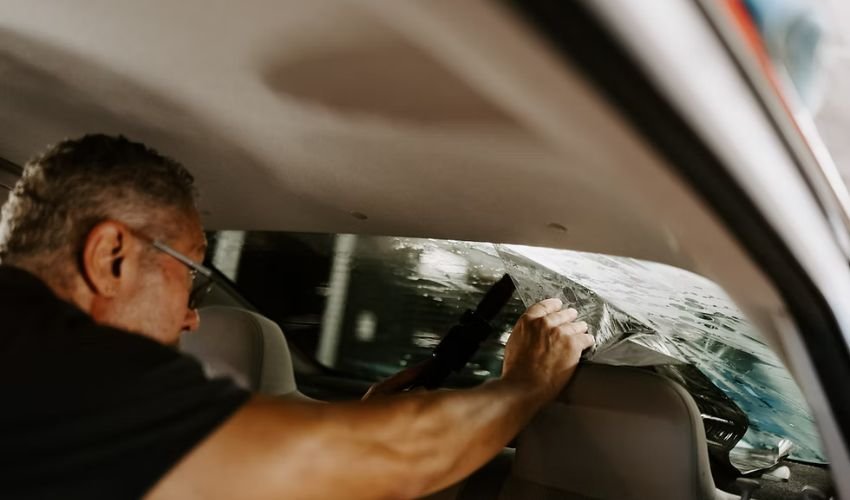Auto Glass Tint Remove